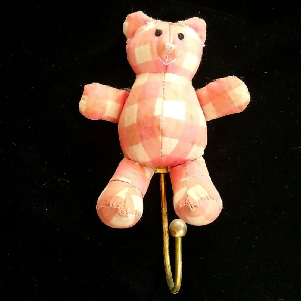 3 For $12 Sale! Pink Teddy Decor Hook